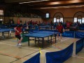 Marin jouant pour le point de la victoire