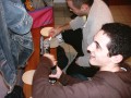 Yvonnick et thomas au collage